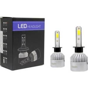  Лед крушки - Led система Н1 за фарове S2 - 7600 Лумена, 36W - COB 6000K
