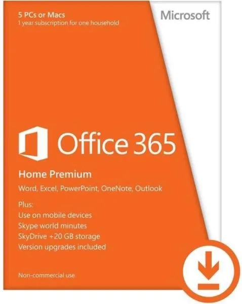 Microsoft Office 365 Home Premium ENG (5 User/1 Year) 6GQ-00092