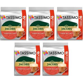 Douwe Egberts Tassimo CAFE с мляко 16 броя Кашон 5 пак