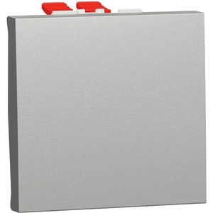 Schneider Electric SE Кръстат ключ 2 мод. цвят Алуминий Unica - NU320530 (NU320530)