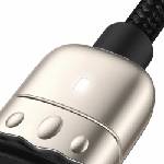 Baseus Универсален USB кабел с Lightning, microUSB и USB-C конектори (120 см) - Baseus Year of the Tiger 3-in-1 USB Cable (CASX010001) (черен) (CASX010001)