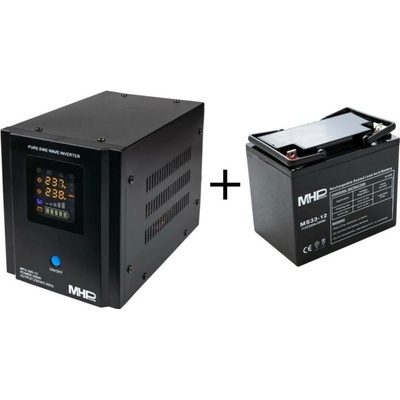 VSelektro Záložní zdroj MHPower MPU-300-12 + baterie ML12-24