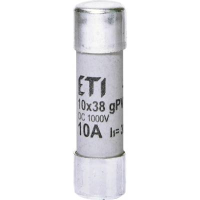 002625075 valcová poistka gPV 10A 1000VDC 10x38mm CH10 pre fotovoltiku ETI