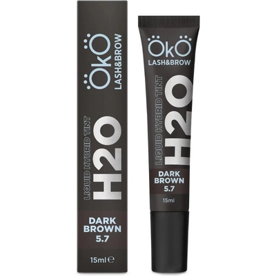 OKO H20 Liquid Hybrid Tint barva na řasy a obočí Dark Brown 5.7 15 ml