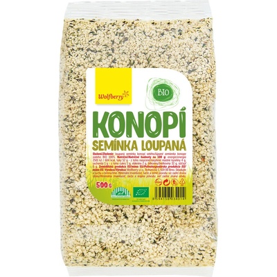 Wolfberry Konopí semínka loupaná BIO 500 g