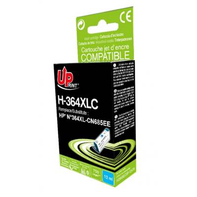 Мастилница UPRINT CN685 HP No364XL , Cyan (LF-INK-HP-CN685-UP)