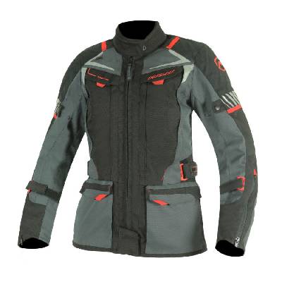 Dámská bunda na moto Nazran Moritz 2.0 black/grey vel. S