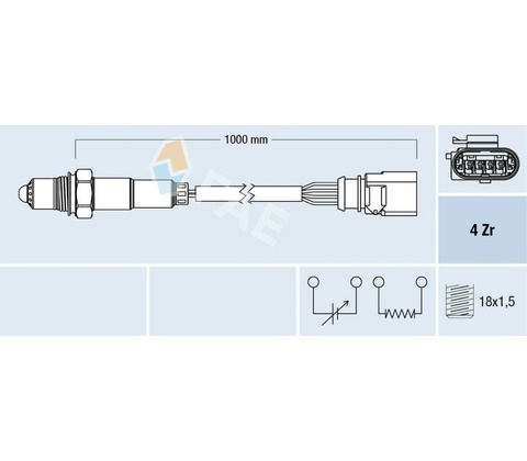 Lambda sonda FAE 77459