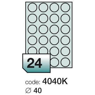 Rayfilm R0ECO.4040kA A4 2400 etiket