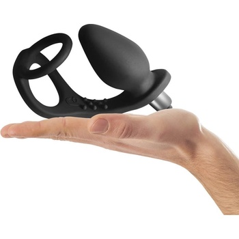 ostatní Ro-Zen Черен 7 Скоростен Вибратор за Пенис и Тестиси