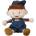 Амек Тойс Мека кукла Амек Тойс - Момче с дънкови дрехи, 12 cm (042010-2)