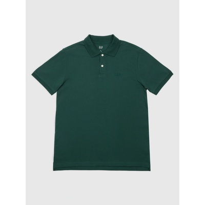 GAP Piqué polo tričko Zelená