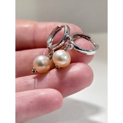 Katyba náušnice River Pearl Biwa 0245