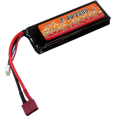 VB Power Li-Pol 7.4V/2200mAh Dean konektor – Zboží Mobilmania