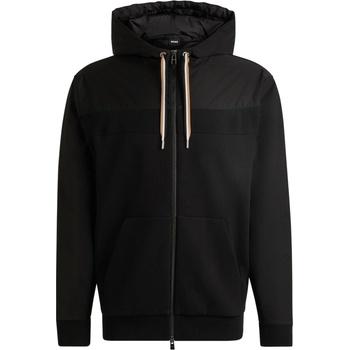 HUGO BOSS Суичър Boss Men's CSeeger 300 Black Zip Hoodie - Black 001