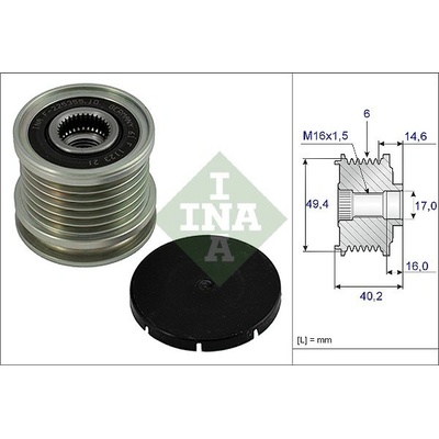 Předstihová spojka Schaeffler INA 535 0001 10 IN 535000110