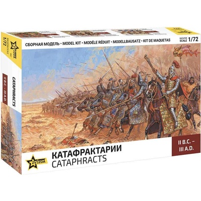 ZVEZDA Wargames AoB figurky 8067 Cataphracts 1:72