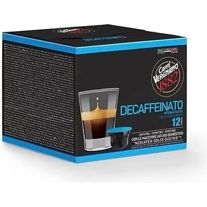  12 бр. кафе капсули Atlantis Vergnano Decaffeinato (безкофеиново) съвместими с кафемашини DOLCE GUSTO