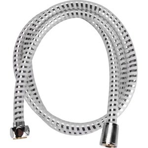 VIKING маркуч за душ, сребърен/черен, pvc; 1, 5 м