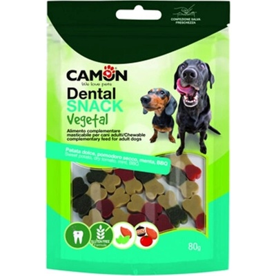 SNACK DENTAL ANIMAL 2,5 cm 100% VEGETAL 80 g