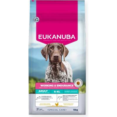 EUKANUBA Special Care Working & Endurance за възрастни активни и работни кучета 15 кг