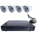 R8 Securityset 4x kamera + 4-CH DVR-1008H, HDMI