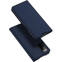 DUX elegantní PU kožené Samsung Galaxy A03s 166.6 x 75.9 x 9.1mm tmavěmodré