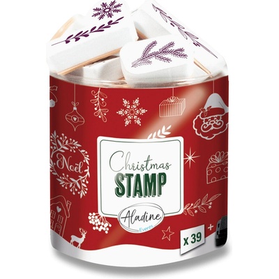 Aladine Razítka Creative Stamp, 39 ks - Veselé Vánoce