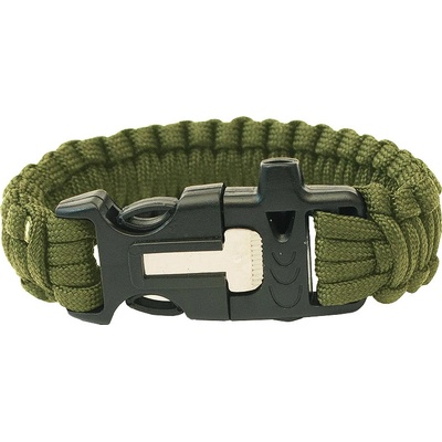 Highlander Paracord trojzubec (píšťalka křesadlo) olivová – Zboží Dáma