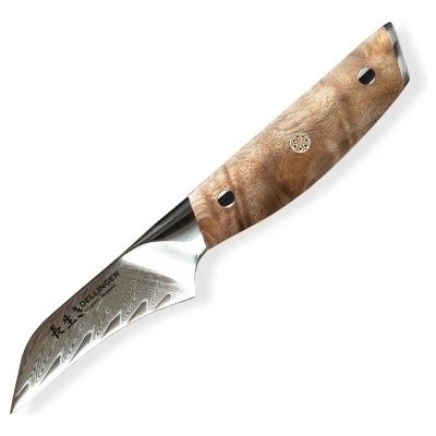 Dellinger Loupací nůž Paring 75 mm Longevity Damascus Edition
