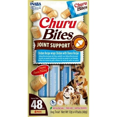 Churu Rolls Joint Support dog snack kuře a sýr 4 x 12 g