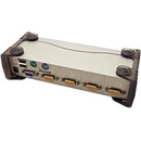 KVM přepínače Aten CS-84U-AT 4-Port PS/2-USB KVM Switch, 4x Custom KVM Cable Sets, Non-powered