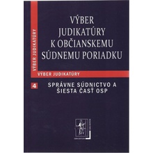 Výber judikatúry k Občianskemu súdnemu poriadku