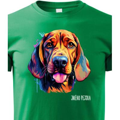 Dětské tričko Bloodhound Zelená Canvas Dětské tričko 2430