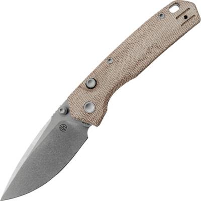 Vosteed Psyop 299 S35VN Stonewash,Natural Norplex UltreX Micarta A2229