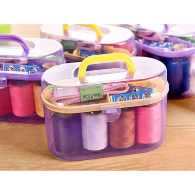 Velký šicí set v plastovém boxu