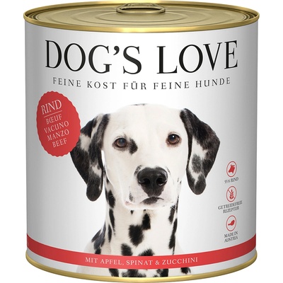 DOG’S LOVE 6x 800g Dog's Love Adult Beef мокра храна за кучета