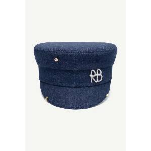 Ruslan baginskiy каскет дамски от деним Baker Boy Cap (KPC077.JNS.PRS.SIRB)
