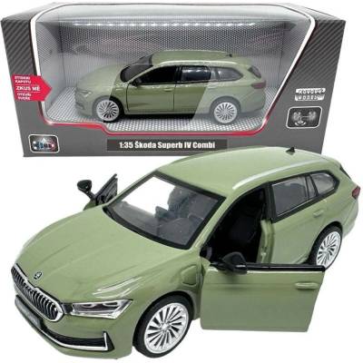 Škoda Superb IV Combi zelené 1:35