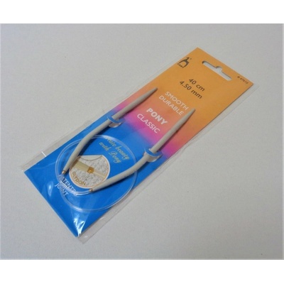 Kruhové pletací jehlice 40 cm č. 4,5 PONY