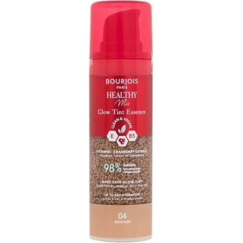 Bourjois Paris Healthy Mix Clean & Vegan Glow Tint Essence hydratační a tónující esence 04 Medium 30 ml