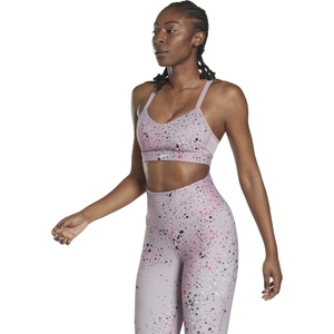 Reebok Спортен сутиен Lux Multi-Colored Speckle Strappy (HN7671)