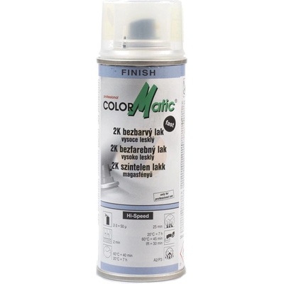 MOTIP DUPLI ColorMatic 2K bezfarebný lak Číry lesklý,200ml