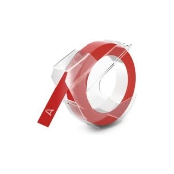 Pro Dymo Съвместима лента с Dymo S0898150, 9mm x 3m, бял печат / червен фон (S0898150)