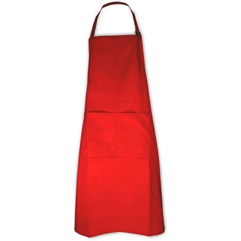 The One Apron Zástera na krk červená
