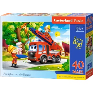 Castorland - Puzzle Firefighters to the Rescue 40maxi - 40 - 99 piese