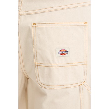 Dickies Памучен къс панталон Dickies в бежово с изчистен дизайн с висока талия DK0A4Z85F901 (DK0A4Z85F901)