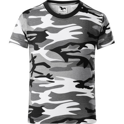 Malfini Camouflage Detské tričko 149 camouflage gray 110