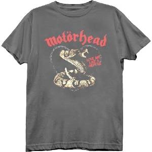 Motörhead Love Me Like A Reptile Charcoal Grey M Риза (MHEADTEE65MC02)