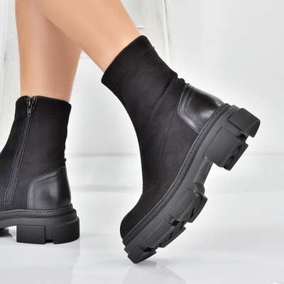 Tinti Shoes Дамски боти тип чорап Andrea stretch velur